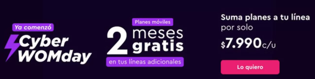 Catálogo WOM | Cyber WOM day! | 2026-10-02T00:00:00.000Z - 2026-10-11T00:00:00.000Z