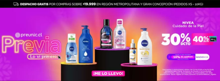 Catálogo PreUnic | 25-50% dcto! | 2026-10-02T00:00:00.000Z - 2026-10-04T00:00:00.000Z