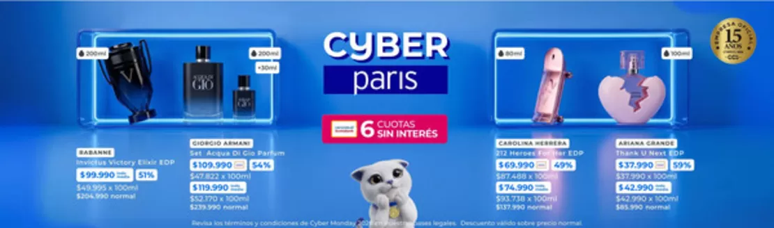 Catálogo Paris en Melipilla | Ofertas y gangas exclusivas | 2026-10-06T00:00:00.000Z - 2026-10-20T00:00:00.000Z