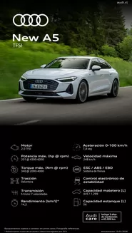 Catálogo Audi | New A5 TFSI MY26 1 copy1 | 2026-10-08T00:00:00.000Z - 2026-10-22T00:00:00.000Z