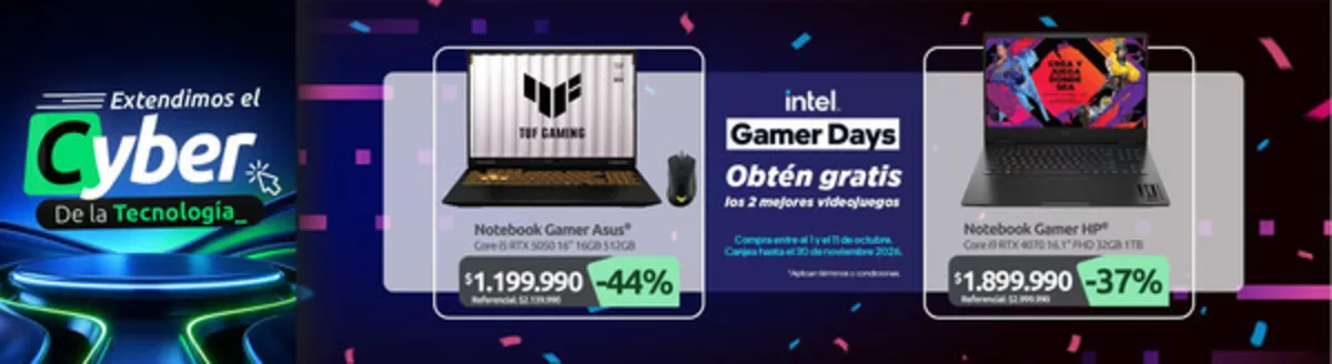 Catálogo PC Factory en La Florida | Ofertas principales para todos los clientes | 2026-10-08T00:00:00.000Z - 2026-10-22T00:00:00.000Z