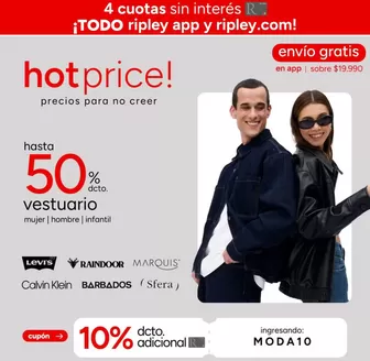 Catálogo Ripley en Las Condes | Grandes descuentos en productos seleccionados | 2026-10-13T00:00:00.000Z - 2026-10-27T00:00:00.000Z