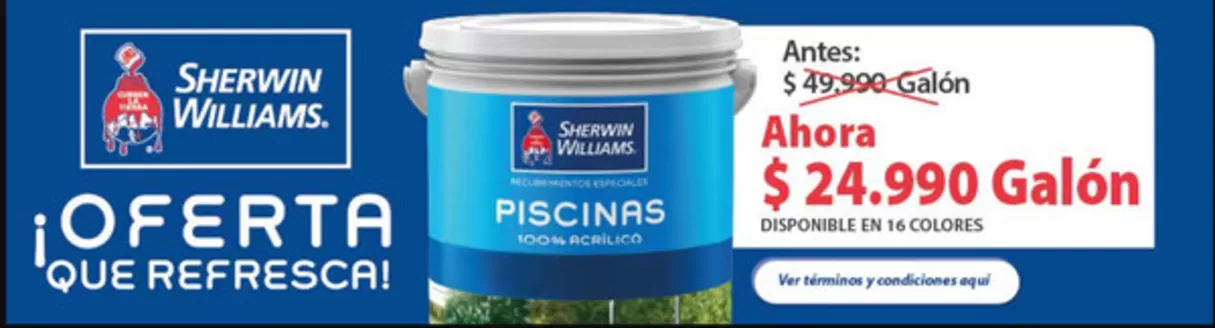 Catálogo Sherwin Williams | Oferta que Refresca! | 2026-10-19T00:00:00.000Z - 2026-10-24T00:00:00.000Z