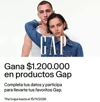 Catálogo GAP | Ofertas promocional! | 2026-10-19T00:00:00.000Z - 2026-11-15T00:00:00.000Z