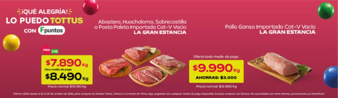 Catálogo Tottus en Coronel | Ofertas Tottus | 2026-10-22T00:00:00.000Z - 2026-10-25T00:00:00.000Z