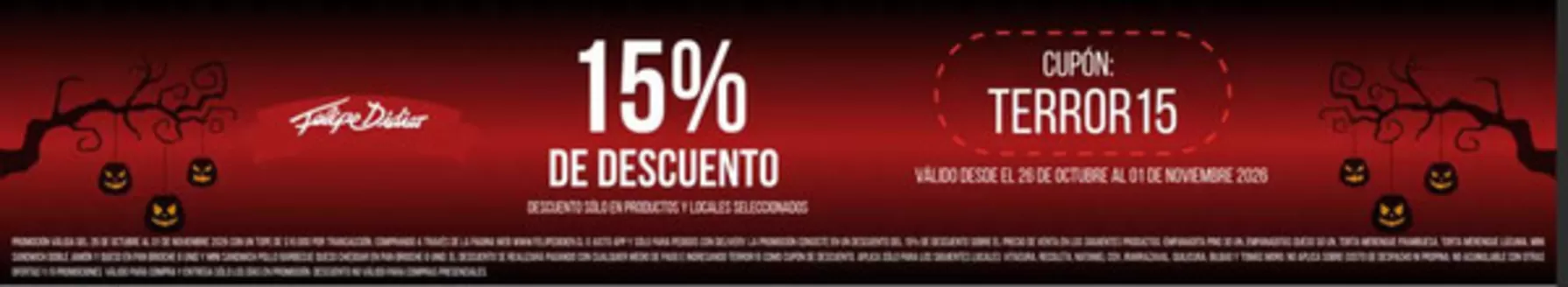 Catálogo Felipe Didier | 15% de descuento! | 2026-10-28T00:00:00.000Z - 2026-11-01T00:00:00.000Z