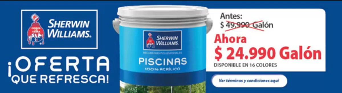 Catálogo Sherwin Williams en Ñuñoa | Ofertas exclusivos! | 2026-10-29T00:00:00.000Z - 2026-11-12T00:00:00.000Z