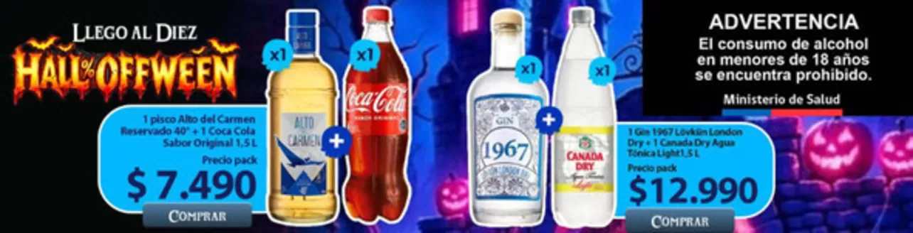 Catálogo Supermercado Diez en Pelarco | Llego Al Diez Halloweeen | 2026-10-29T00:00:00.000Z - 2026-10-30T00:00:00.000Z