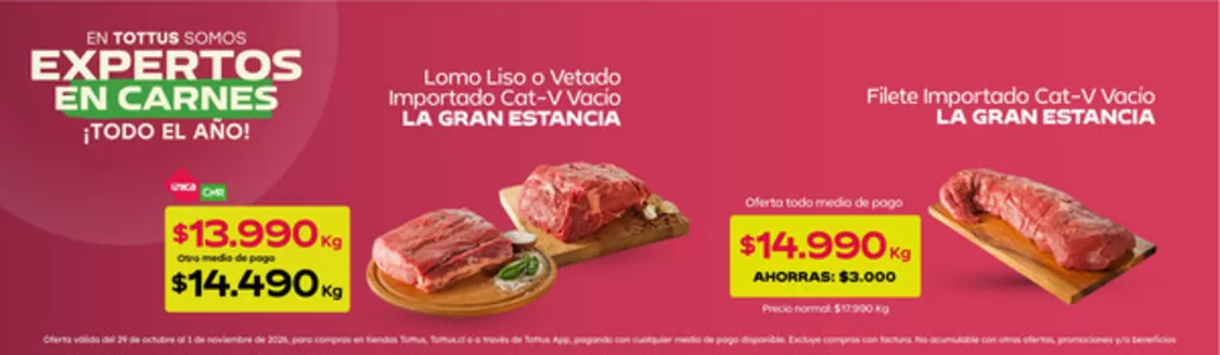 Catálogo Tottus en Pelarco | Ofertas Tottus | 2026-10-29T00:00:00.000Z - 2026-11-01T00:00:00.000Z