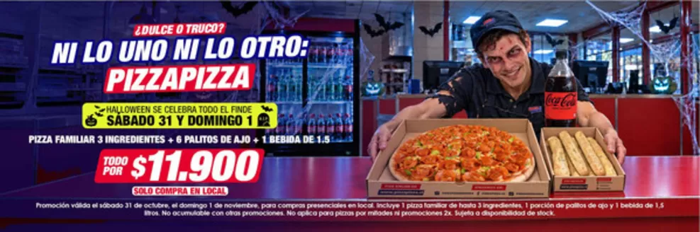 Catálogo Pizza Pizza | Ofertas Pizza Pizza | 2026-10-31T00:00:00.000Z - 2026-11-01T00:00:00.000Z