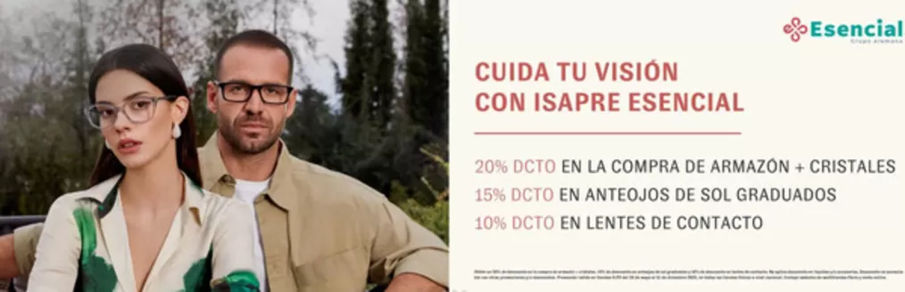 Catálogo Ópticas Place Vendôme en Santiago | Cuida tu vision con isapre esencial! | 2025-06-18T00:00:00.000Z - 2025-12-31T00:00:00.000Z