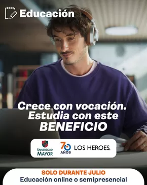 Catálogo Los Heroes en Temuco | Estudia con este beneficio! | 2025-07-21T00:00:00.000Z - 2025-08-04T00:00:00.000Z