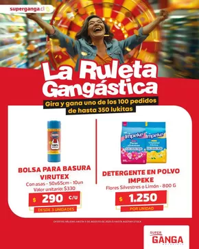 Catálogo Super Ganga en Las Condes | Nuestras mejores gangas | 2025-07-23T00:00:00.000Z - 2025-08-11T00:00:00.000Z