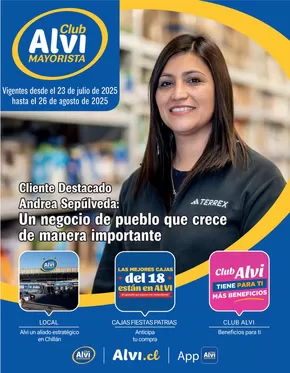 Catálogo Alvi en Viña del Mar | Catálogo Alvi | 2025-07-23T00:00:00.000Z - 2025-08-26T00:00:00.000Z
