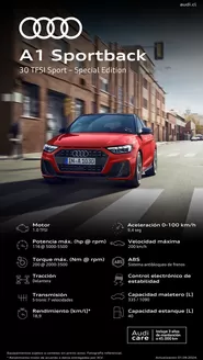 Catálogo Audi en Lo Barnechea | Audi A1 Sportback. | 2025-07-24T00:00:00.000Z - 2026-07-24T00:00:00.000Z