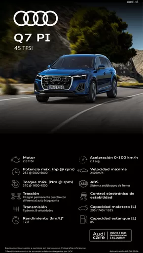 Catálogo Audi en Coquimbo | Audi Q7 | 2025-07-24T00:00:00.000Z - 2026-07-24T00:00:00.000Z