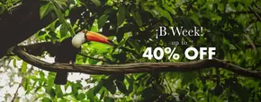 B week! Hasta 40% Off.