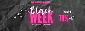 Black week! Hasta 70% Off.