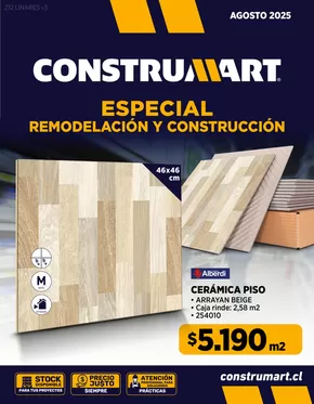 Catálogo Construmart en Talcahuano | Descubre ofertas atractivas | 2025-08-01T00:00:00.000Z - 2025-08-31T00:00:00.000Z