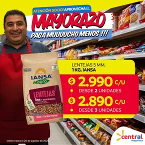 Catálogo Central Mayorista en Providencia | Ofertas exclusivas para nuestros clientes | 2025-08-05T00:00:00.000Z - 2025-08-20T00:00:00.000Z
