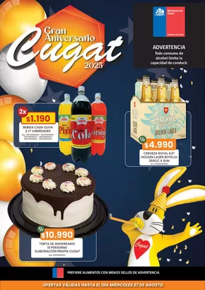 Catálogo Cugat en Providencia | Especiales y Catálogos! | 2025-08-11T00:00:00.000Z - 2025-08-27T00:00:00.000Z