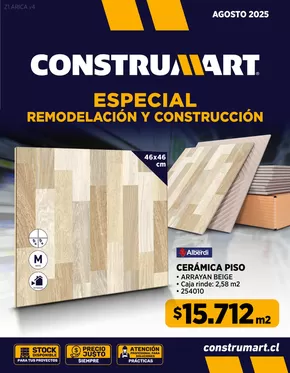 Catálogo Construmart en Maipú | Catálogo - Construmart. | 2025-08-01T00:00:00.000Z - 2025-08-31T00:00:00.000Z