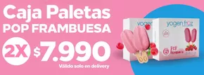 Caja paletas pop frambuesa!