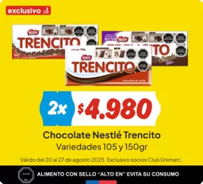 Catálogo Unimarc en Maipú | Gangas exclusivas | 2025-08-20T00:00:00.000Z - 2025-08-27T00:00:00.000Z