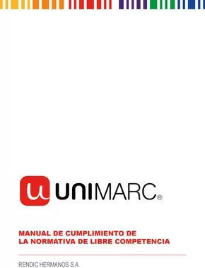 Catálogo Unimarc en Talcahuano | MANUAL LIBRE COMPETENCIA MAYO 2024 UNIMARC | 2025-08-29T00:00:00.000Z - 2025-09-12T00:00:00.000Z
