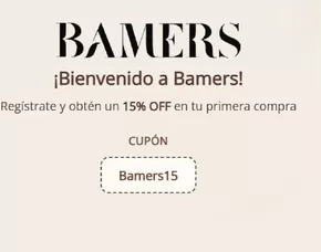 Catálogo Bamers en Antofagasta | Obtén un 15% Off en tu prima compra! | 2025-09-01T00:00:00.000Z - 2025-09-20T00:00:00.000Z