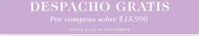 Despacho gratis!