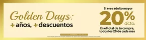 Golden days! Hasta 20% dcto.