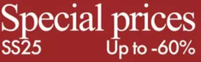 Special prices! Up to -60%.