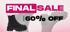 Final sale! Hasta 60% Off.