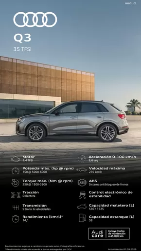Catálogo Audi en Las Condes | Descubre ofertas atractivas | 2025-09-11T00:00:00.000Z - 2026-09-11T00:00:00.000Z