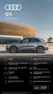 Catálogo Audi en Lo Barnechea | Excelente oferta para todos los clientes | 2025-09-11T00:00:00.000Z - 2026-09-11T00:00:00.000Z