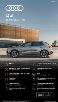 Catálogo Audi en Lo Barnechea | Grandes descuentos en productos seleccionados | 2025-09-11T00:00:00.000Z - 2026-09-11T00:00:00.000Z