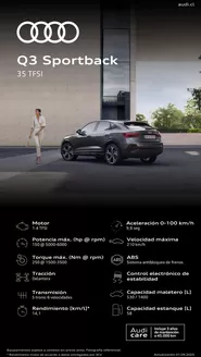 Catálogo Audi en Santiago | Audi Q3 Sportback | 2025-09-11T00:00:00.000Z - 2026-09-11T00:00:00.000Z