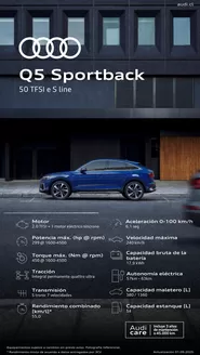 Catálogo Audi en Santiago | Audi Q5 Sportback TFSI e. | 2025-09-11T00:00:00.000Z - 2026-09-11T00:00:00.000Z