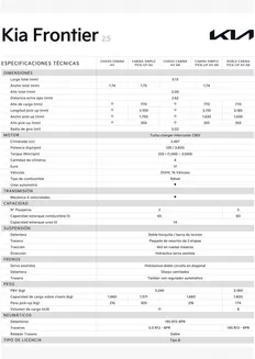 Catálogo Kia en Arica | Kia Frontier | 2025-09-16T00:00:00.000Z - 2026-09-16T00:00:00.000Z