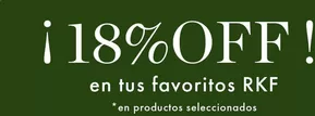 Hasta 18% Off en tus favoritos RKF!