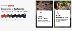 Catálogo Scotiabank en María Pinto | Descuentos todos los días con Tarjeta de Débito y Crédito! | 2025-09-17T00:00:00.000Z - 2025-10-02T00:00:00.000Z