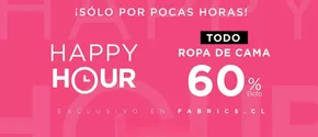 Catálogo Fabrics en Curacaví | Happy hour! Hasta 60% dcto. | 2025-09-19T00:00:00.000Z - 2025-10-03T00:00:00.000Z
