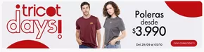 Catálogo Tricot en Illapel | Descubre ofertas atractivas | 2025-09-29T00:00:00.000Z - 2025-10-13T00:00:00.000Z