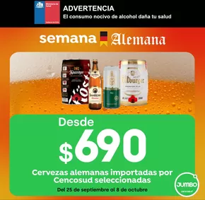 Catálogo Jumbo en Viña del Mar | Semana Alemana! | 2025-09-30T00:00:00.000Z - 2025-10-08T00:00:00.000Z