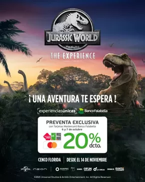 Catálogo Banco Falabella en Isla de Maipo | Una aventura te espera! Hasta 20% dcto. | 2025-10-01T00:00:00.000Z - 2025-10-07T00:00:00.000Z