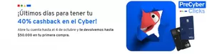 Catálogo BCI en Las Condes | 40% cashback en el Cyber! | 2025-10-01T00:00:00.000Z - 2025-10-04T00:00:00.000Z