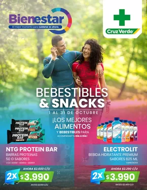 Catálogo Cruz Verde en Santiago | Bebestibles & snacks! | 2025-10-02T00:00:00.000Z - 2025-10-31T00:00:00.000Z