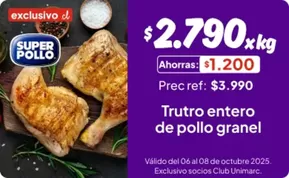 Catálogo Unimarc en Cañete | Excelente oferta para todos los clientes | 2025-10-06T00:00:00.000Z - 2025-10-20T00:00:00.000Z