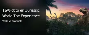 Catálogo Banco Falabella en Iquique | 15% dcto en Jurassic world the experience! | 2025-10-09T00:00:00.000Z - 2025-10-24T00:00:00.000Z